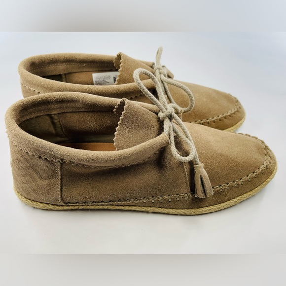 TOMS SOLD OUT ONLINE DESERT TOUPE SUEDE PALMERA CHUKKA MOCCASINS WOMEN S… - Picture 3 of 6